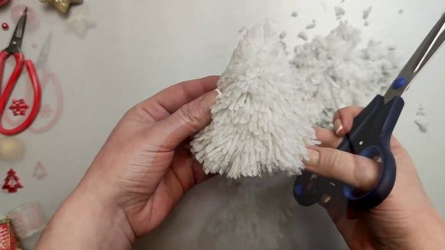 Ёлочка из ниток своими руками. Новогодние игрушки. Часть 2 смотреть онлайн
