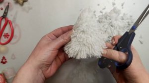 Ёлочка из ниток своими руками. Новогодние игрушки. Часть 2