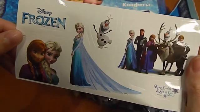 Огромная конфета, очень большая конфета Fozen Disney смотреть онлайн