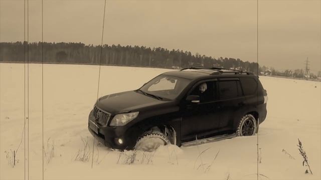 Prado150 VS Pajero 4 Зимние покатушки