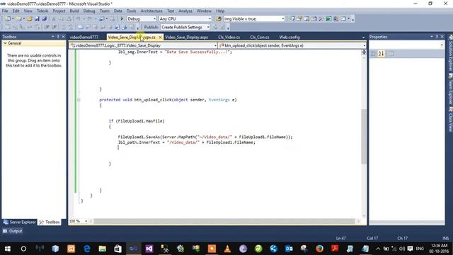 save full length video And play dynamically in Asp.Net C# смотреть онлайн