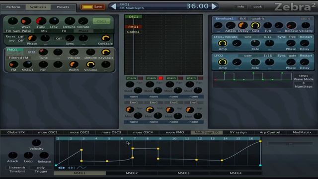 U-he Zebra - Create Warm Ambient Basslines - How To Tutorial