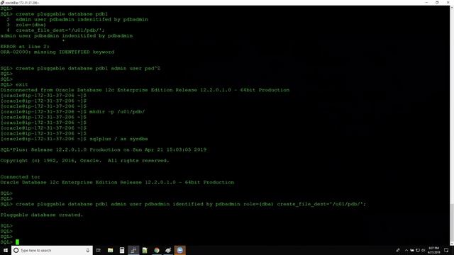 Create PDB from PDB$SEED | Oracle Multitenant Architecture смотреть онлайн