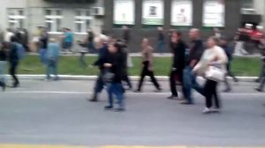 Луганск.29 апреля,2014.Захват городского и областного отделов Луганской милиции и СБУ.