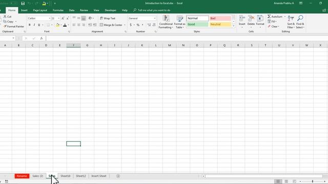 How to Insert,Rename,Delete,move and Protect Sheet in Excel. смотреть онлайн
