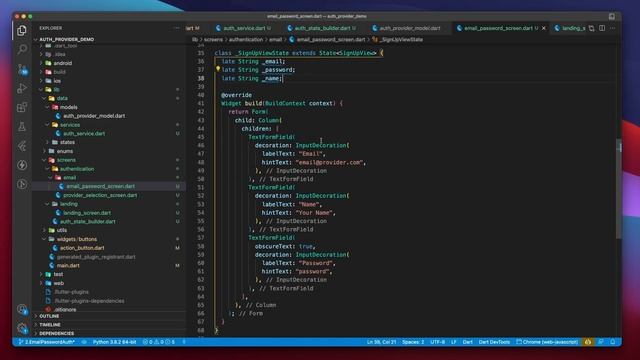 Email Password Signup in Flutter with Firebase смотреть онлайн