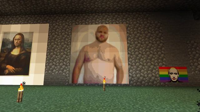 Лувр в майнкрафте