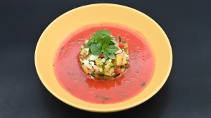 Окрошка на томатном соке