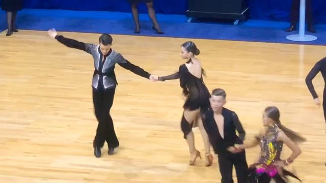 Открытый Чемпионат Минска Осипов - Фролова Юниоры 2 1/4 Джайв смотреть онлайн