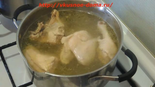 Куриный суп с красной сухой фасолью смотреть онлайн
