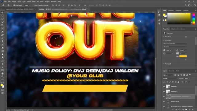 jinsi ya kudesign poster ya club kwa kutumia adobe photoshop смотреть онлайн