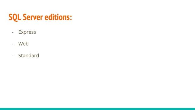 SQL Server Administration - SQL Server editions смотреть онлайн