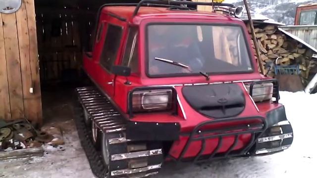 Самодельный гусеничный трактор смотреть онлайн