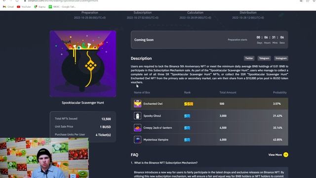ПРИБЫЛЬНЫЕ NFT ОТ BINANCE УЖЕ СКОРО ЗА КОПЕЙКИ! [ЗАРАБОТОК В КРИПТОВАЛЮТЕ 2022] смотреть онлайн