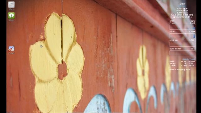 Обзор antiX15.1 linux - 64мб ОЗУ? Это законно ?! смотреть онлайн