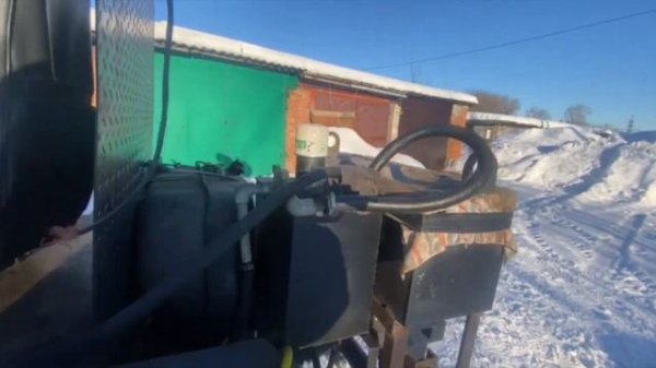 Самодельный трактор-погрузчик