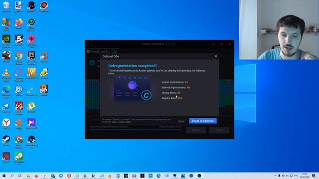Smart Defrag : Быстрая и Глубокая Дефрагментация для Оптимизации Жесткого Диска и Производ-ти ПК смотреть онлайн