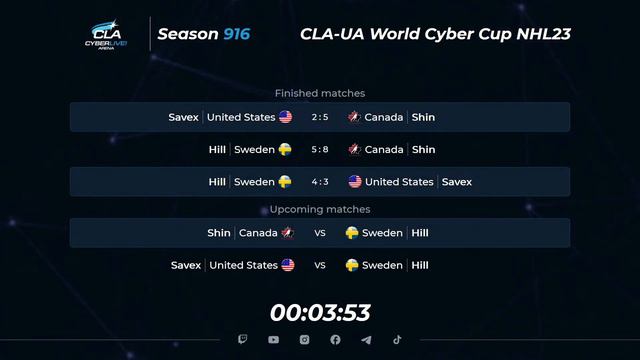 2023.09.12 ► CLA-UA World Cyber Cup смотреть онлайн