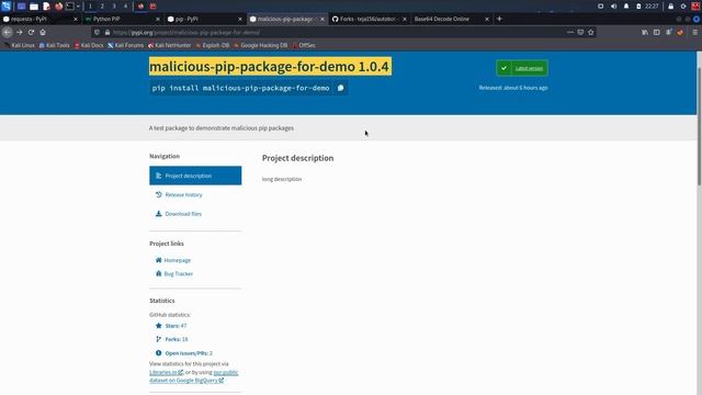 Hackers can use python's pip to steal your data! смотреть онлайн
