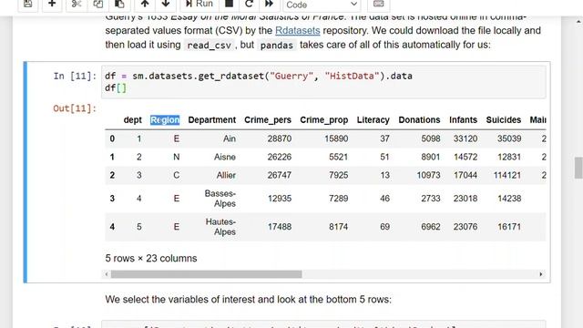 Python 1 Introduction Descriptive statistics and regression analysis смотреть онлайн
