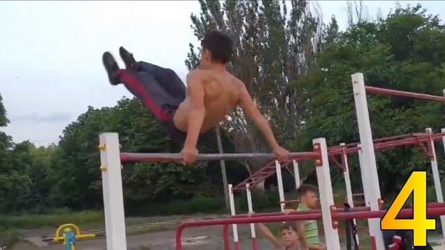 ТОП|10 Самых Легких Элементов На Турнике|Часть 4|Легкие Элементы Воркаута смотреть онлайн