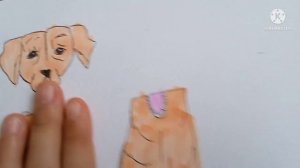 туториал на бумажную собаку