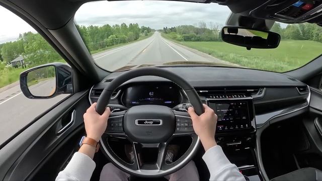 2023 Jeep Grand Cherokee L Altitude 4x4 - POV Test Drive (Binaural Audio) смотреть онлайн