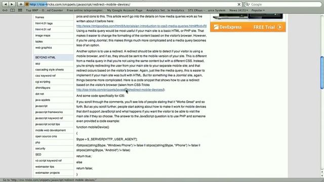 How to Redirect Website to a Mobile Version when Accessed on a Mobile Device смотреть онлайн