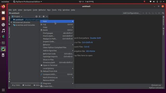 How to configure Python Interpreter in PyCharm on Ubuntu 20.04 LTS on Linux | Easy Trick смотреть онлайн