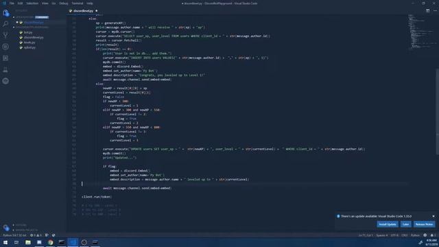 Discord.py - Displaying Message when User Levels Up смотреть онлайн