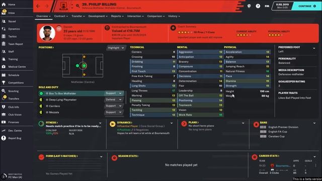 FM20 Bournemouth Team & Tactics Guide - Football Manager 2020 смотреть онлайн