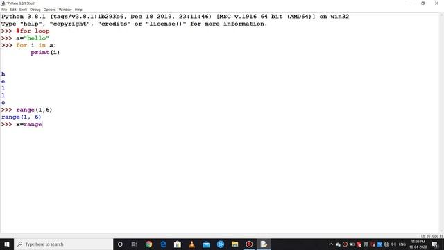#4 @Python! Looping In Python Using For Loop смотреть онлайн