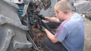 Установка ВОМ на МТЗ-50 отличие от 80ки что успели за день.