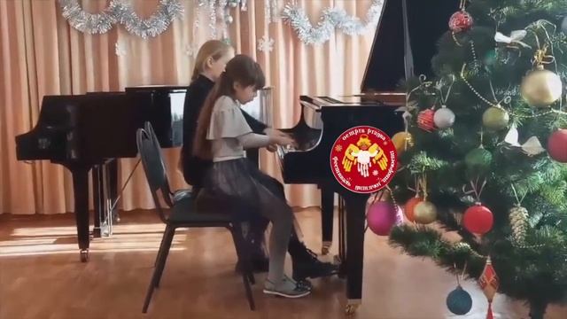 Фортепіанний дует"Барвограй" - С. Сіротін "Полька" #фестиваль_острів_різдва смотреть онлайн