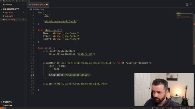 GO for Beginners - Web Scraping with Golang Tutorial смотреть онлайн