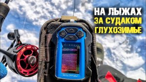 На лыжах за судаком, полно рыбы, но........ Глухозимье