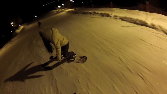 Мой первый раз на сноуборде | My first time on snowboard смотреть онлайн