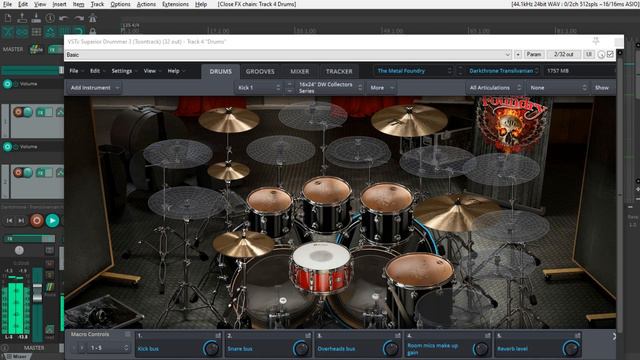 Superior Drummer 3 Darkthrone Transilvanian (Metal Foundry SDX) Preset