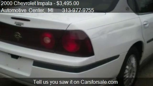 2000 Chevrolet Impala Base - for sale in Detroit, MI 48219 смотреть онлайн