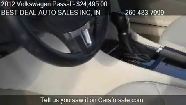 2012 Volkswagen Passat 3.6L V6 SEL2 - for sale in Fort Wayne смотреть онлайн