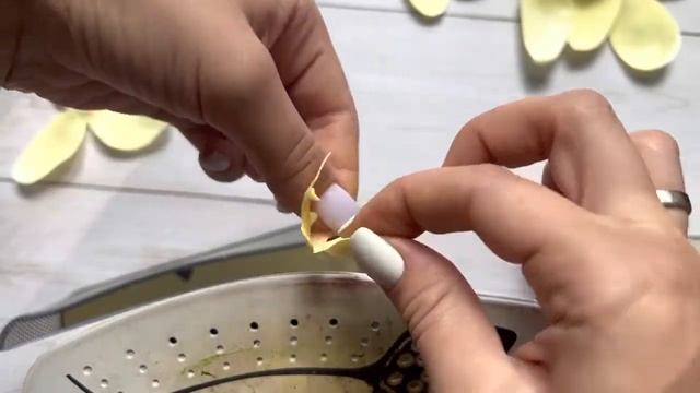 Орхидея из зефирного фоамирана #фоамиранцветымастеркласс#орхидея#цветы#цветыизфоамирана