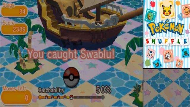 Pokémon Shuffle 100% Walkthrough Part 11 (Stage 33,34 & 35) смотреть онлайн