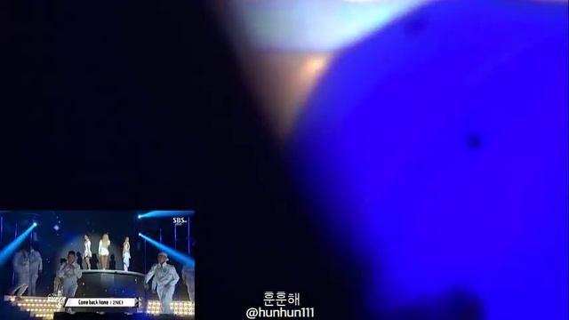 WINNER, EXO(ft. INFINITE) watching 2NE1 - Come Back Home/Crush at SBS Gayo Daejun смотреть онлайн