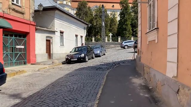 Uzhhorod city center walking _ Ужгород центр смотреть онлайн