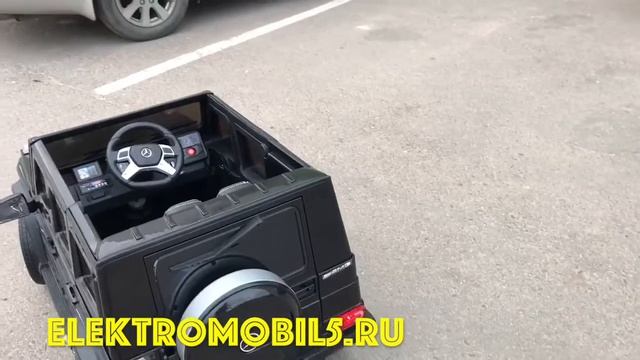 Mercedes G65 AMG VIP детский электромобиль обзор