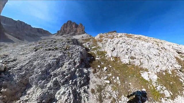Traversata Gruppo del Sella ( Dolomiti ) dal Sas Pordoi al rifugio Cavazza al Pisciadu ..e ritorno смотреть онлайн