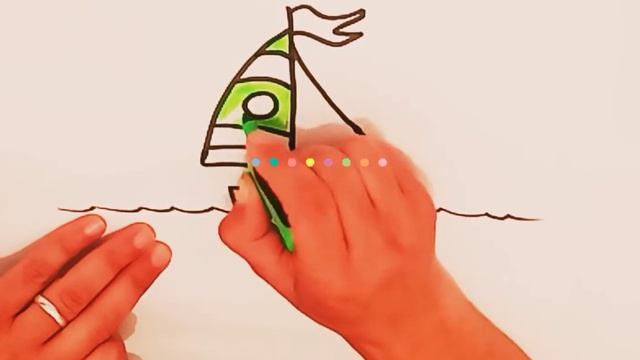 drawing for kids | рисунок для детей| 子供のための描画 شراع смотреть онлайн