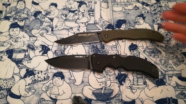 Обзор и сравнение ножа Cold Steel Recon 1 Spear Point! Новости канала!