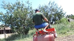 Сеялка к мотоблоку. Посев сидератов!