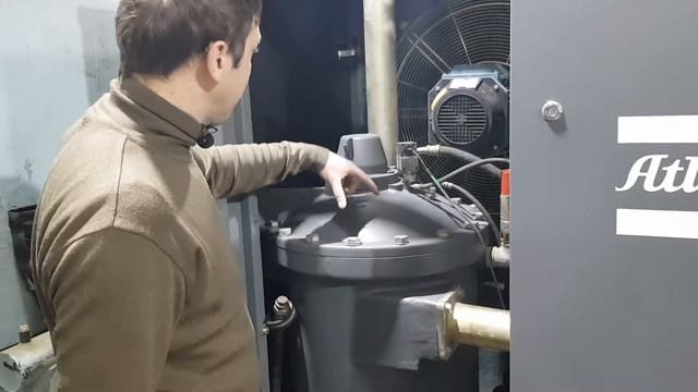 Винтовой воздушный компрессор Atlas Copco GA-132 смотреть онлайн